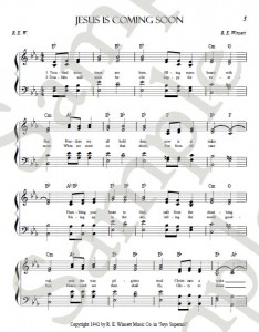 Jesus Is Coming Soon – Church Choir Music